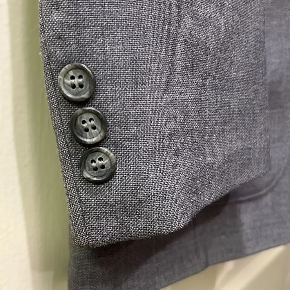 Giuseppe Rosato Italian Classic 80’s Retro Throwback Grey Sports coat Blazer